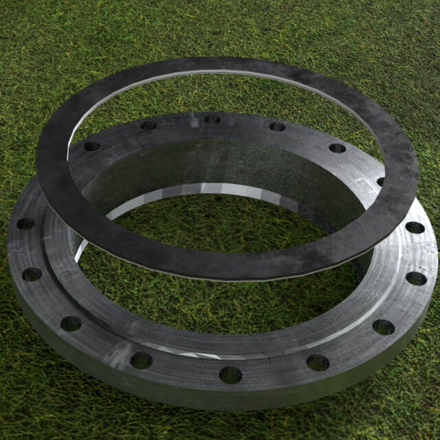 API, ANSI, DIN, AWWA selfadhesive flange discs Clear Pipe joint