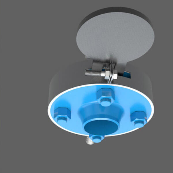 Spectacle Blind Flange Cover with PTFE tape